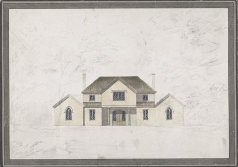 Sir Jeffry Wyatville Design for a Cottage: Elevation