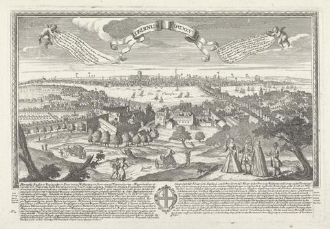 Joseph F. Leopold Londinium, London. General Prospect before the Great Fire of 1666