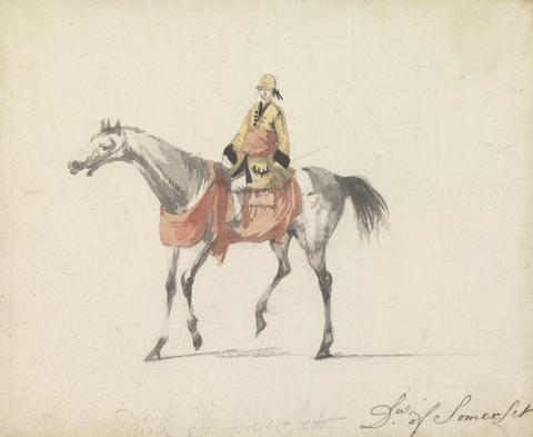 Peter Tillemans The Duke of Somerset on Horseback