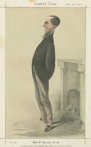 unknown artist Vanity Fair: Literary; 'He created Henry VIII, exploded Mary Stuart and demolished Elizabeth', Mr. James Anthony Froude, January 27, 1872