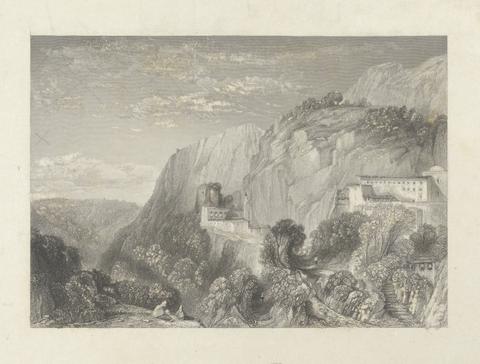 William Finden Mount Lebanon and the Convent of St. Antonio