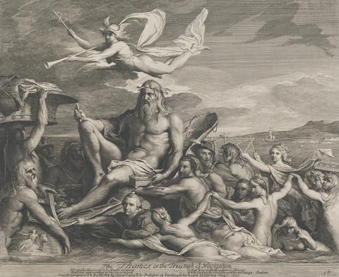 James Barry The Thames or the Triumph of Navigation (Designs for the Great Room of the Society for the Encouragement of the Arts)
