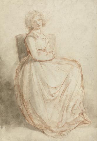 John Hoppner Study of a Seated Woman