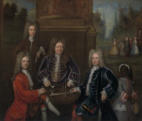 John Verelst Elihu Yale with Members of his Family and an Enslaved Child