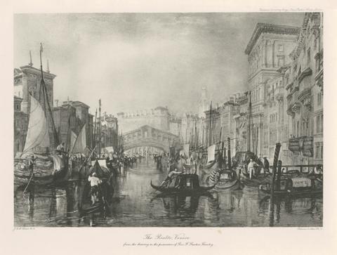 Joseph Mallord William Turner The Rialto, Venice