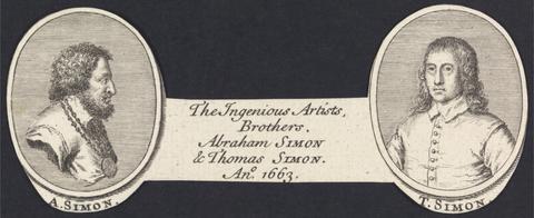 unknown artist Abraham and Thomas Simon