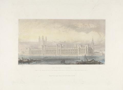 unknown artist New Houses of Parliament; View of the Adopted Design