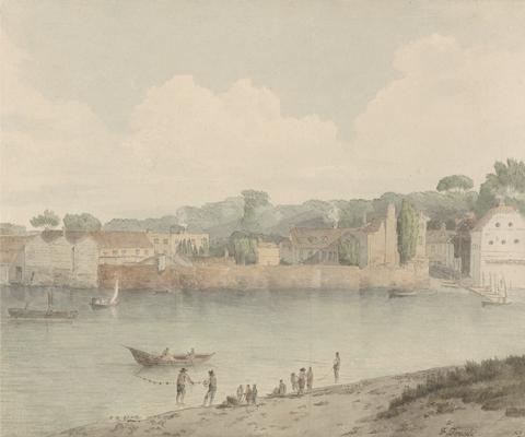 Francis Towne Vauxhall Stairs, from Millbank, July 5, 1797