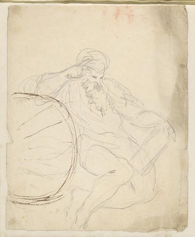 Sir Joshua Reynolds RA Bearded Man Seated