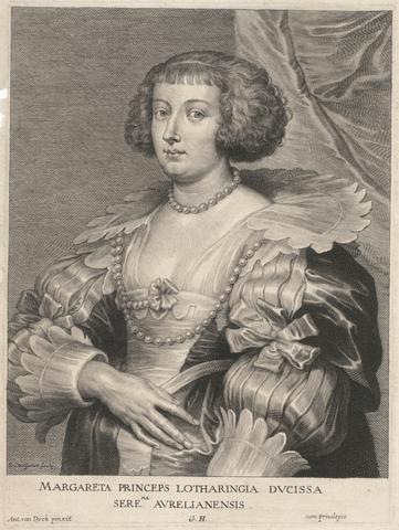 Schelte A. Bolswert Margareta Princeps Lotharingia Ducissa, Serema. Aurellianensis