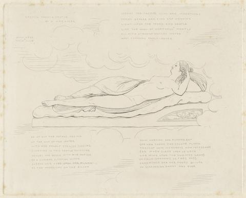 John Bell Sketch from a Statue of a Dreamer