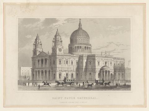 Saint Paul's Cathedral, London, From the S. West