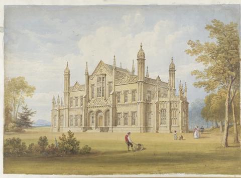 unknown artist Country House in the Gothic Style