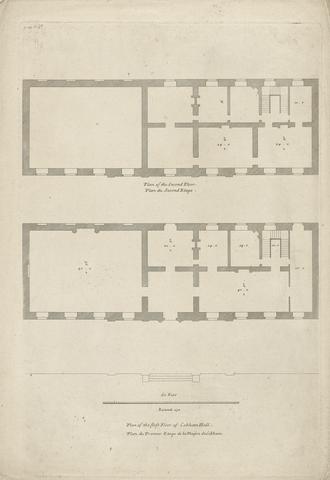 Henry Hulsberg Cobham Hall, Kent: First and Second Floor Plans