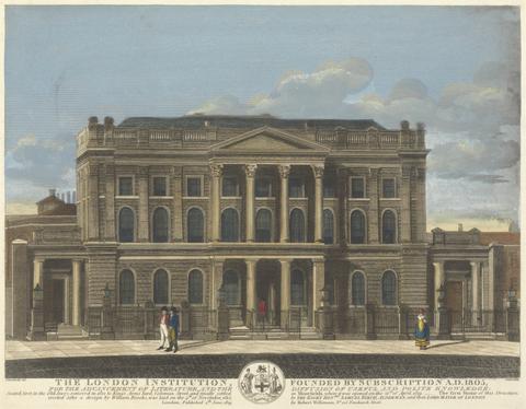 The London Institution founded by Subscription A.D. 1805