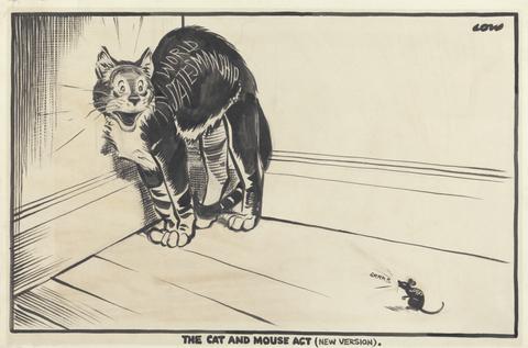 Sir David Low The Cat and Mouse Act (New Version)