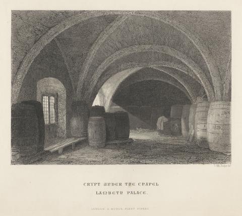 John Wykeham Archer Crypt under the Chapel, Lambeth Palace