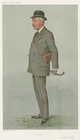 Leslie Matthew 'Spy' Ward Vanity Fair: Turf Devotees; 'J.O.S.', Sir John Omerod Scarlett Thursby, August 28, 1907