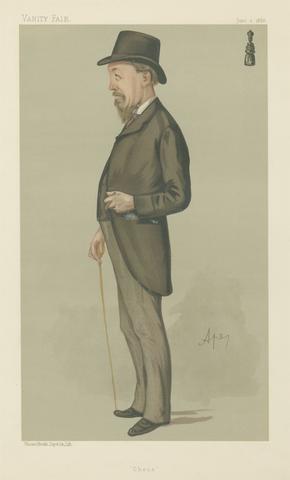 Carlo Pellegrini Vanity Fair: Sports, Miscellaneous, Chess; 'Chess', Mr. J. H. Blackburne, June 2, 1888 (B197914.1111)
