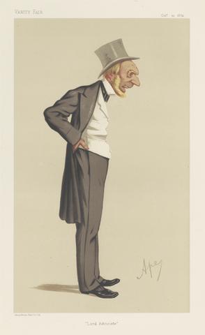 Carlo Pellegrini Vanity Fair: Legal; 'Lord Advocate', Edward Strathearn Gordon, October 10, 1874