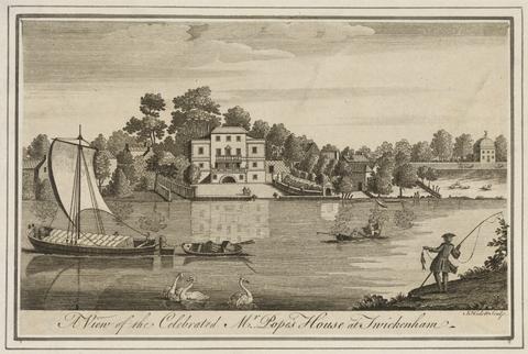 James Hulett A View of the Celebrated Mr. Pope's House at Twickenham