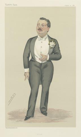 Leslie Matthew 'Spy' Ward Politicians - Vanity Fair. 'Alick'. The Hon. Alexander Grantham Yorke. 20 August 1881
