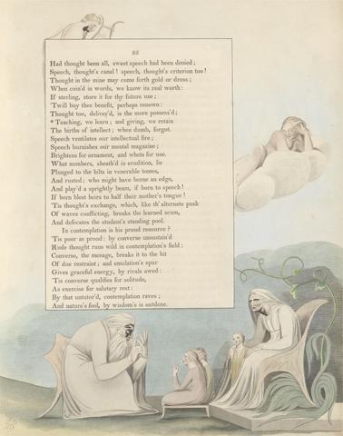 William Blake Young's Night Thoughts, Page 35, "Teaching, We Learn; and Giving, We Retain"