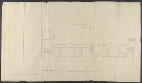 James Wyatt Cobham Hall, Kent: Chamber Floor Plan of the Stables