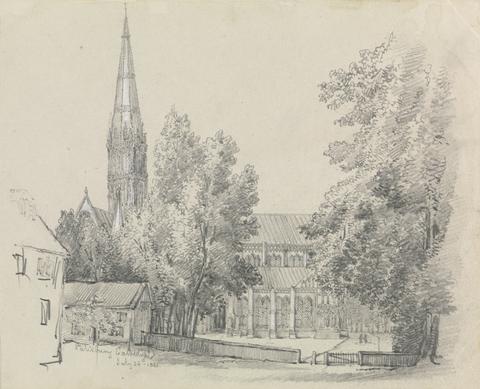 David Charles Read A View of Salisbury Cathedral