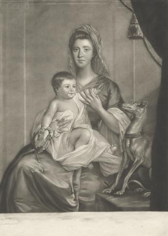 Lady Cathcart and her Child