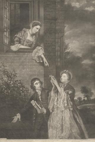 James Watson Charles James Fox with Lady Sarah Bunbury and Lady Susan Strangways