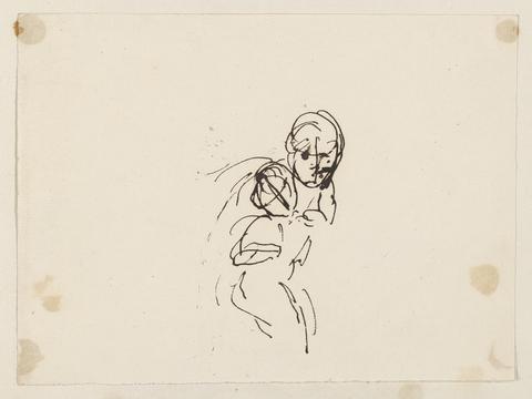 Sir Joshua Reynolds RA Figure Sketch