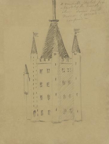 Benjamin Robert Haydon Study of a Castle
