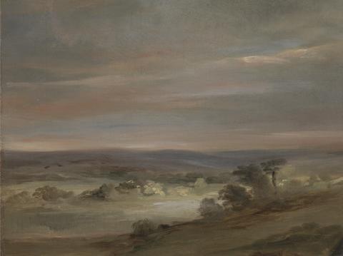 John Constable A View on Hampstead Heath, Early Morning