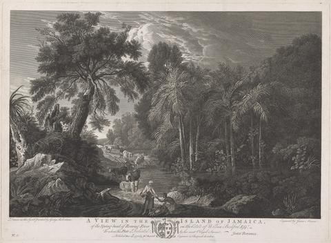 James Mason A View in the Island of Jamaica, of the Spring-head of Roaring River on the Estate of William Beckford Esq.r