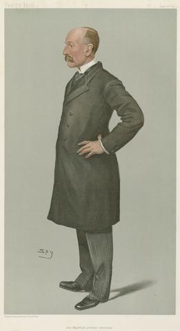 Leslie Matthew 'Spy' Ward Politicians - Vanity Fair - 'Her majesty's private secretary'. Colonel Sir Arthur John Brigge. September 6, 1900