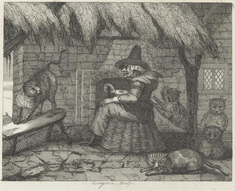 Lovegrove Fable XXIII. The Old Woman and Her Cats