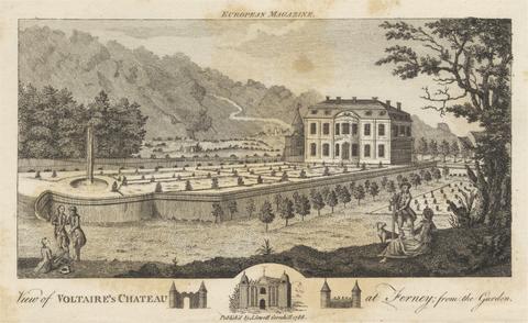 John Sewell View of Voltaire's Château at Ferney, from the Garden