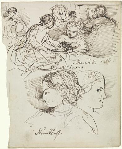 Sir George Hayter Sketches of Women
