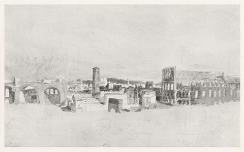 Joseph Mallord William Turner The Colosseum and the Basilica of Constantine From the Palatine Hill, Rome