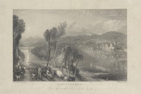 William Miller Abbotsford from the Northern Bank of the Tweed