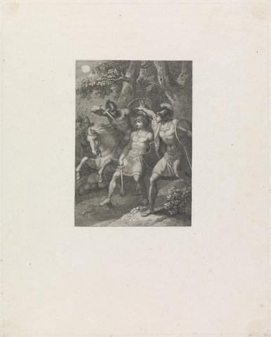 Francesco Bartolozzi RA Cavalry Man Attacking Foot Soldiers