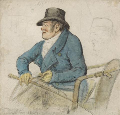 Robert Dighton William Molyneaux, second Earl of Sefton: on a Box Seat, Holding Reins and Whip