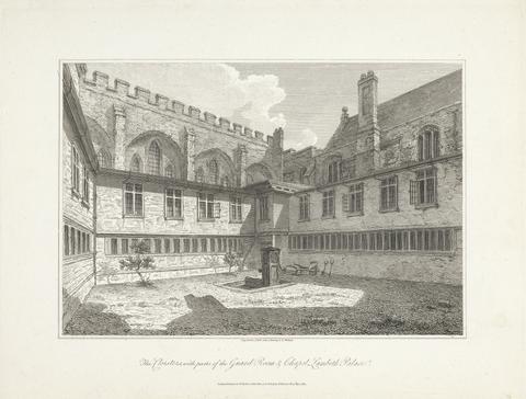 C. John M. Whichelo The Cloisters, with Parts of the Guard Room & Chapel, Lambeth Palace
