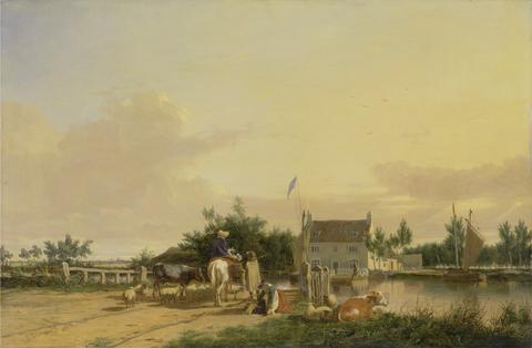 Joseph Stannard Buckenham Ferry, on the River Yare, Norfolk