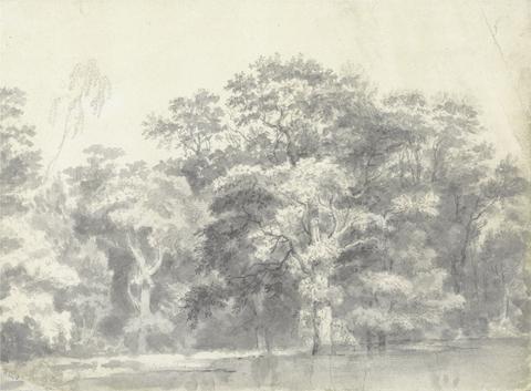 Thomas Wyck Trees on a River Bank