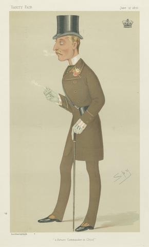 Leslie Matthew 'Spy' Ward Vanity Fair: Royalty; 'A Future Commander-in-Chief', H.R.H. The Duke of Connaught, June 17, 1876