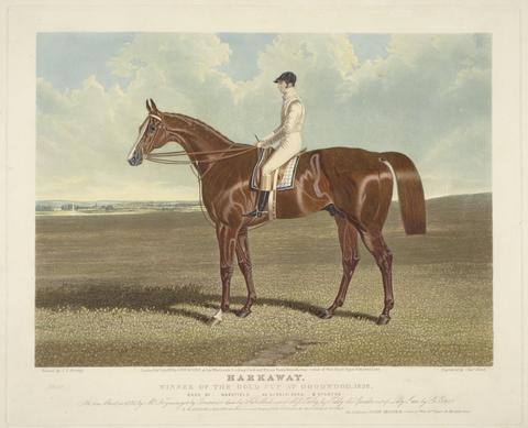 Charles Hunt Racing: "Harkaway", Winner of the Gold Cup at Goodwood, 1838