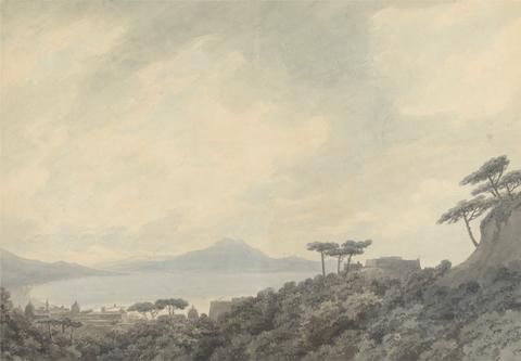 John Robert Cozens The Bay of Naples from Capodimonte
