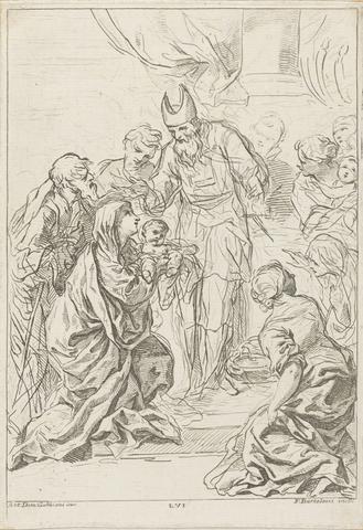 Francesco Bartolozzi RA LVI - The Presentation of Jesus in the Temple